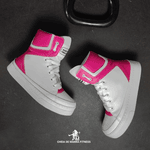 Bota de Treino Cheia de Marra Pull Over Branco e Rosa
