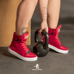 Bota de Treino Cheia de Marra Pull Over Vermelho