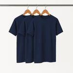 Kit 3 Camisetas Masculina Algodão Basica - Azul