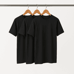 Kit 3 Camisetas Básicas Feminina Preto