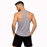 Regata Masculina Tradicional Academia Cinza