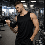 Regata Masculina Machão Tradicional Preta