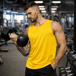 Regata Masculina Machão Amarela