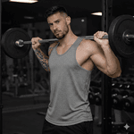 Regata Masculina Tradicional Academia Cinza