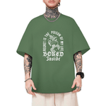 Camiseta Oversized Masculina Bored Verde Militar