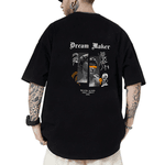 Camiseta Oversized Masculina Dream Maker Preto