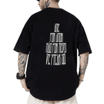 Camiseta Oversized Masculina Ame Preto 