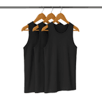 Kit 3 Regatas Masculina Tradicional Academia - Preta 