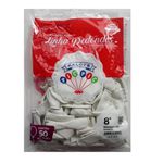 BALOES REDONDO LISO TAM 8 BRANCO C/50 PIC PIC