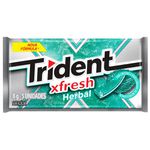 CHICLE TRIDENT FRESH HERBAL 8G