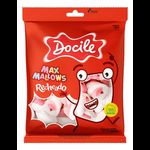 MAXMALLOWS TWIST RECH ROSA/BCO C/MORANGO 220G DOCILE