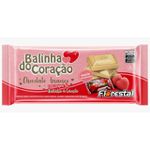 CHOCOLATE BRANCO BALINHA DO CORACAO 80G FLORESTAL