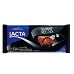 CHOC TABLETE DIAMANTE NEGRO 80G LACTA