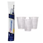 COPO PLAST 150ML TR C/100 CRISTALCOPO