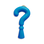 VELA TUBULAR CANDY AZUL INTERROGACAO JUNCO