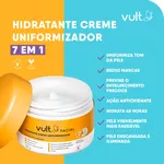 VULT Hidratante Creme Uniformizador Facial 100g