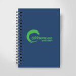 Caderno com Wire-o