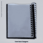 Caderno com Saco Canguru e Wire-o