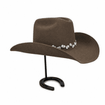 Chapéu Feminino Aba 10 Rainha do Rodeio Preto - EDIÇÃO LIMITADA