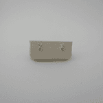 Brinco Pera Mini Zirconia Amarela e Verde