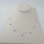 Choker 7 Olho Grego Pequeno 