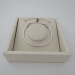 Pulseira para Berloques modelo Gravatinha com Mickey cravejado