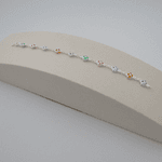Pulseira Infantil Trevo Zirconia Colors 