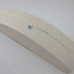 Pulseira 1 Olho Grego Medio Borda Risco Pendurados