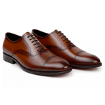 Sapato Social Masculino Oxford CNS Austin 17358 Camel