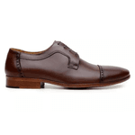 Sapato Social Masculino Derby Brogue CNS Tostado