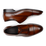 Sapato Social Masculino Oxford CNS Austin 17358 Camel