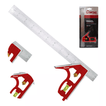 Esquadro 12" Combinado com Nível 60169 Cortag