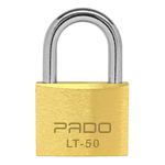 Cadeado Pado Latao 50mm Segredo Unico Mesma Chave Dourado