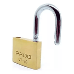 Cadeado Pado Latao 50mm Segredo Unico Mesma Chave Dourado