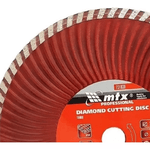 Disco De Corte Mtx Diamantado Turbo 9 230mm Corte Seco Cor Vermelho