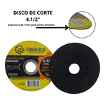 Disco de Corte Fino 4.1/2 115mm Inox Ferro - LDI Ferramentas