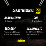 Esmalte PU Branco Puro 2,7L - Brazilian