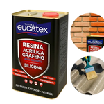 Resina Acrílica Grafeno Base Solvente Incolor 5 Litros - EUCATEX