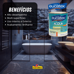 Tinta Esmalte Epoxi Branco 3,6L Base Água - Eucatex