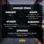 Tinta Esmalte Epoxi Branco 3,6L Base Água - Eucatex