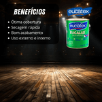 Esmalte Sintético Brilhante Prêmium 3,6 Litros - EUCALUX SECA RÁPIDO - EUCATEX