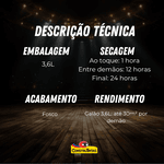Fundo Branco Fosco Madeira Nivelador 3,6L - EUCATEX