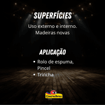 Fundo Branco Fosco Madeira Nivelador 3,6L - EUCATEX