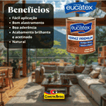 Verniz Brilhante Natural Marítimo 225ml - Eucatex