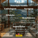 VERNIZ TINGIDOR BRILHANTE PARA MADEIRA 3,6L - EUCATEX