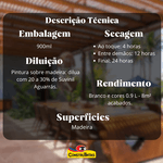 Fundo Branco Fosco para Madeira 3,6 Litros - SUVINIL