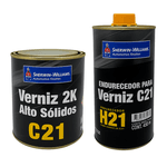 Verniz PU BI-CO 900ml C21 + 1 endurecedor H21 - LAZZURIL