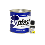 Adesivo Plastico Branco 1Kg + Catalisador Carplast - MAXI RUBBER