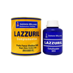 KIT Preto Fosco Vinílico 600ml 049 + Endurecedor 300ml 051 - LAZZURIL SHERWIN WILLIAMS