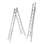 Escada 08 Degraus Extensiva Alumínio - REISAM